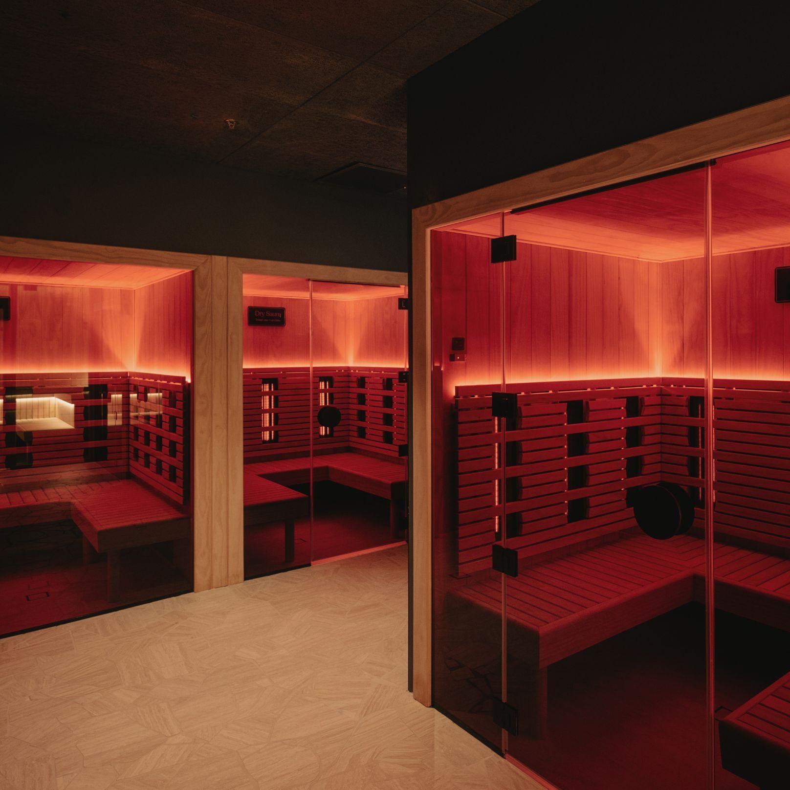 XtraClubs sauna, ice bath and steam facilities