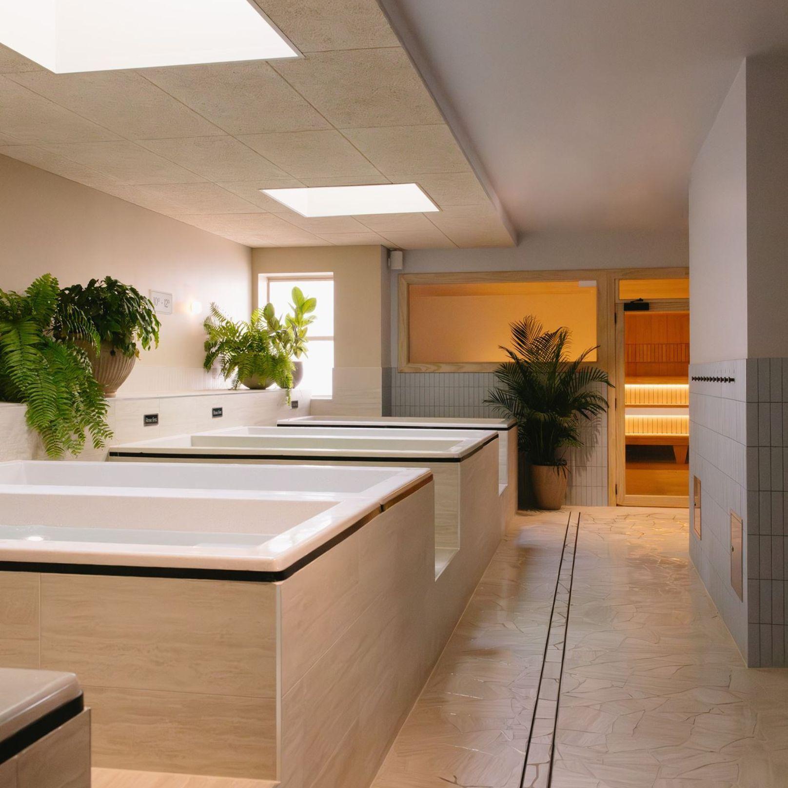 XtraClubs sauna, ice bath and steam facilities